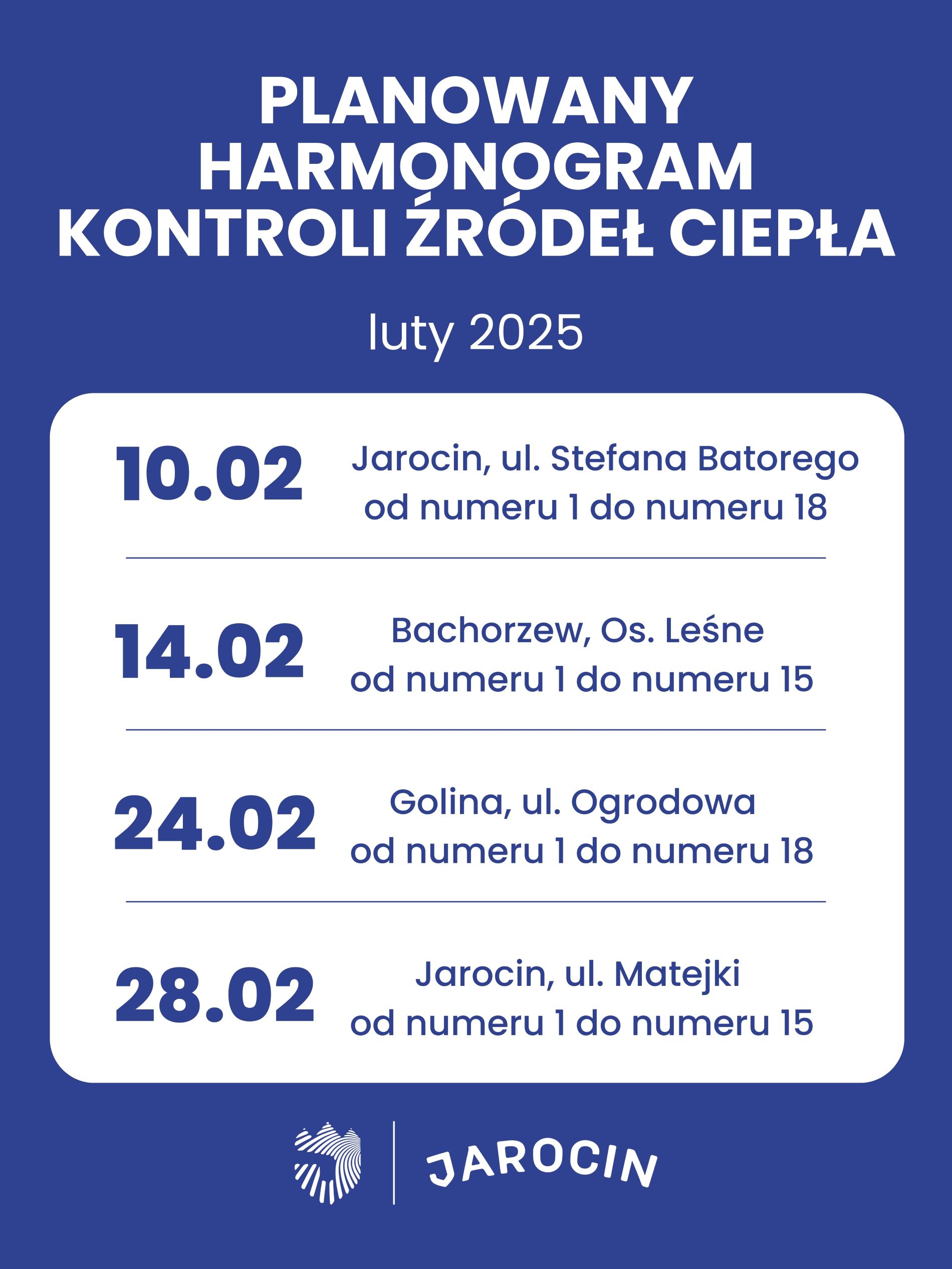 Informujemy, że od 10 lutego ruszają kontrole pieców w naszej gminie.